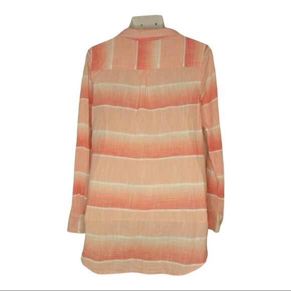 MERONA Long Tunic Top Lightweight Sz XL Striped - Picture 5 of 5